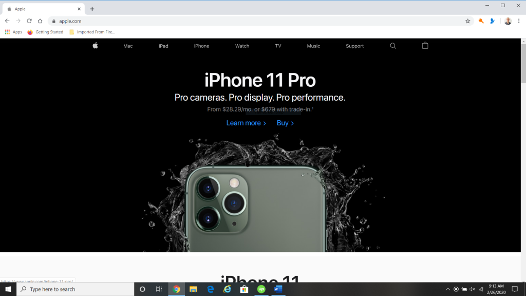 Apple Webサイトから改装された購入