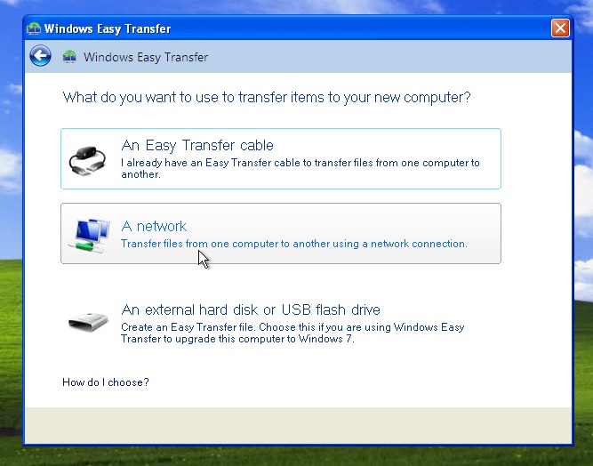 Windowsで簡単なファイル転送