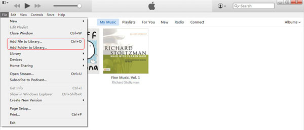 iTunesに音楽を追加します