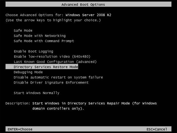 WindowsサーバーでDSRMパスワードをリセットします