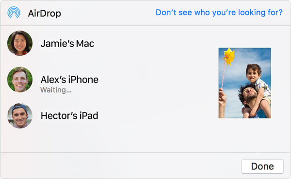 Bluetooth経由でiPhoneからMacに写真を転送する方法