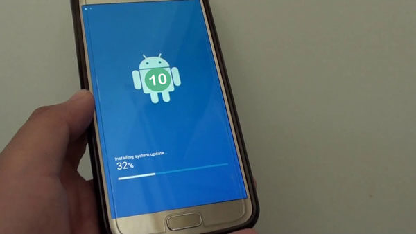 Android OSを更新します