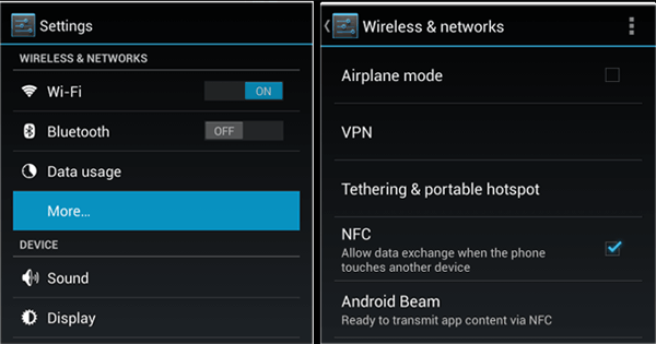AndroidでNFCを有効にします
