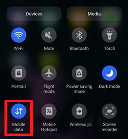 Android Cellularデータ