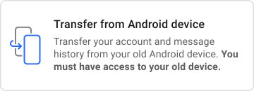 別のデバイス信号からのAndroid転送