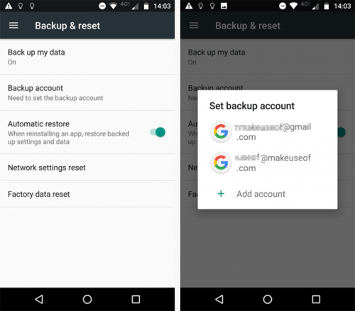 GoogleアカウントでSamsungをバックアップします