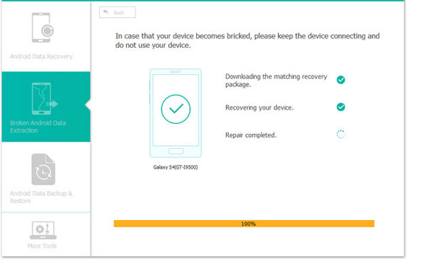壊れたAndroidデータ抽出を備えたブリックサムスンの電話