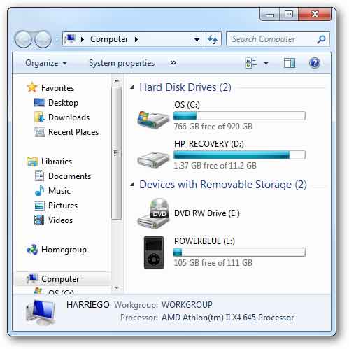 iPodをコンピューターに接続します