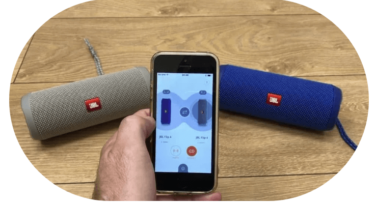 JBL Connectを介して2つのBluetoothスピーカーを同時に接続します
