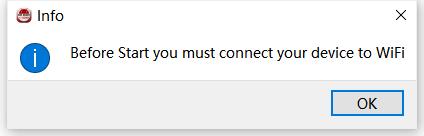 デバイスをWiFiに接続します