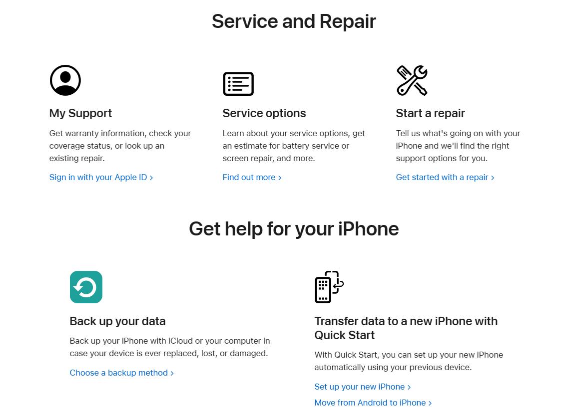 iOS 18の問題を修正するには、Appleサービスに連絡してください