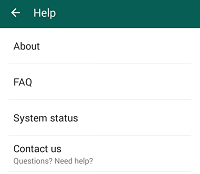 WhatsAppサポートに連絡して、バックアップなしでWhatsAppメッセージを復元します