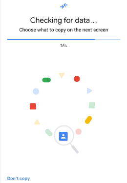 データ転送ツールを使用して、AndroidからPixelにデータをコピーする