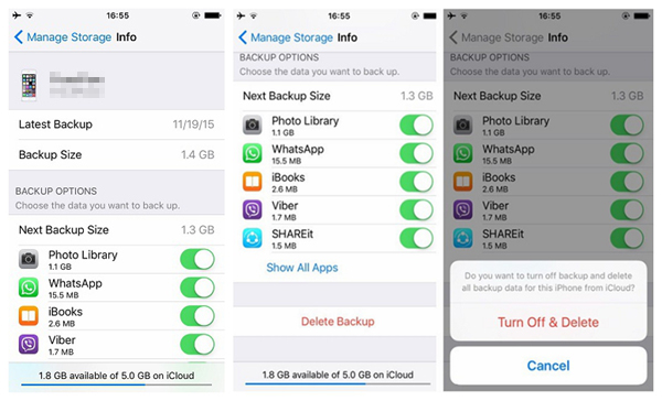 iCloudを介してアプリを完全に削除する方法