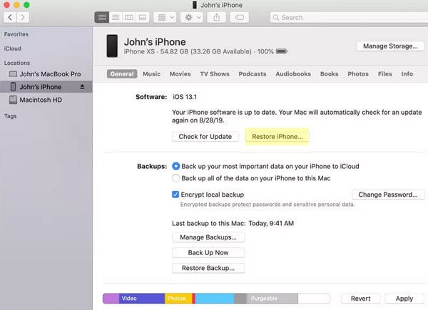 iTunesを使用します