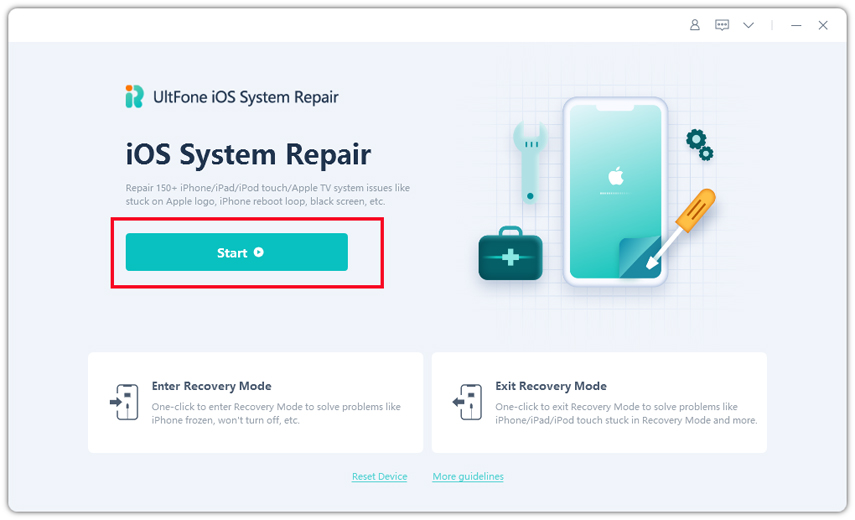 iPhone13を修正して、Ultfone IOSシステムの修理でインターネットに接続していない