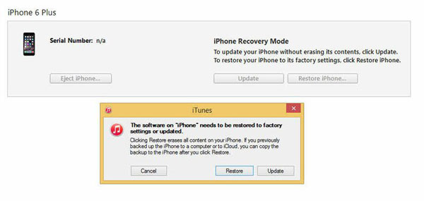 回復モードでパスワードなしでiPhoneでiCloudからログアウト