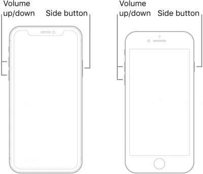 ハードリセットiPhone 8 