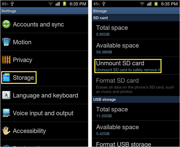 Android電話SDカードから永続的にデータを削除する方法