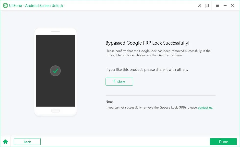   Google FRPバイパスに成功しました