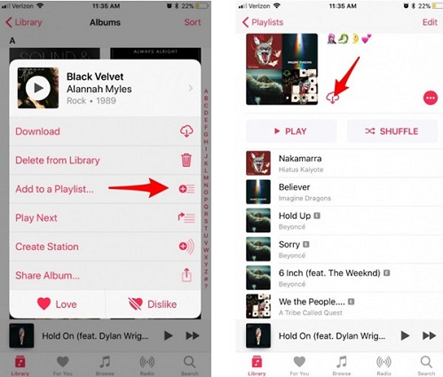Apple Musicを介してiPhoneに音楽を追加します