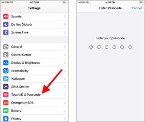 How to remove lock screen on iphone in settings.jpg