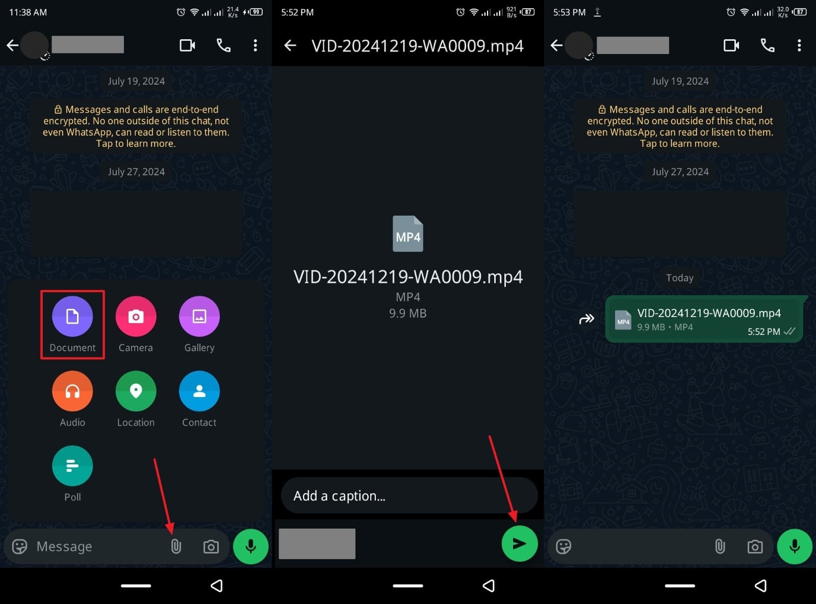 Androidから添付ファイルを送信します