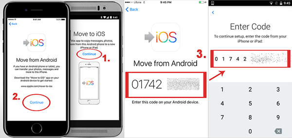 iOSに移動してサムスンからiPhone15に連絡先をインポートする方法