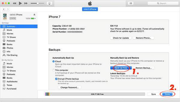 iPadからiPadからiTunesを使用してデータを転送します