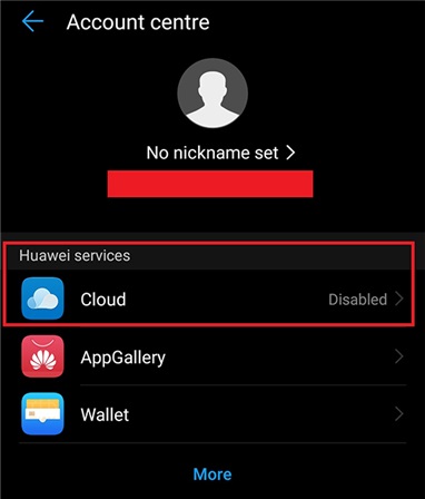 Huaweiクラウドにログインします
