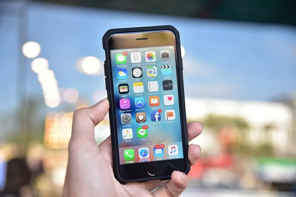 ケースのiPhone 