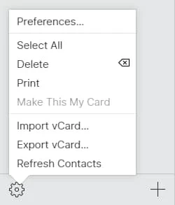 vcardとしてiCloudから壊れたiPhoneの連絡先をエクスポートします