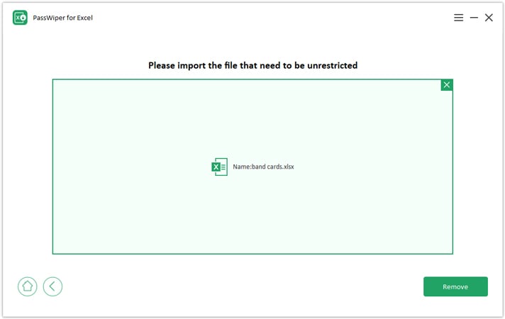 ExcelレビューのPassWiper