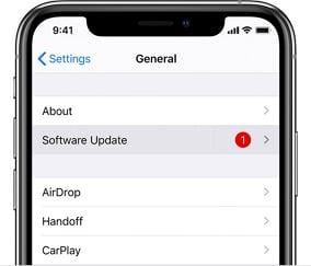iPhoneを更新します 
