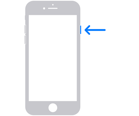 iPhone se 2番目と第3世代iphone 8 iphone 7およびiPhone6を再起動
