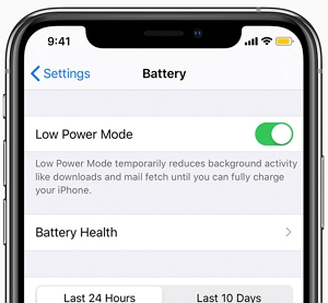 iPhone低電力モード