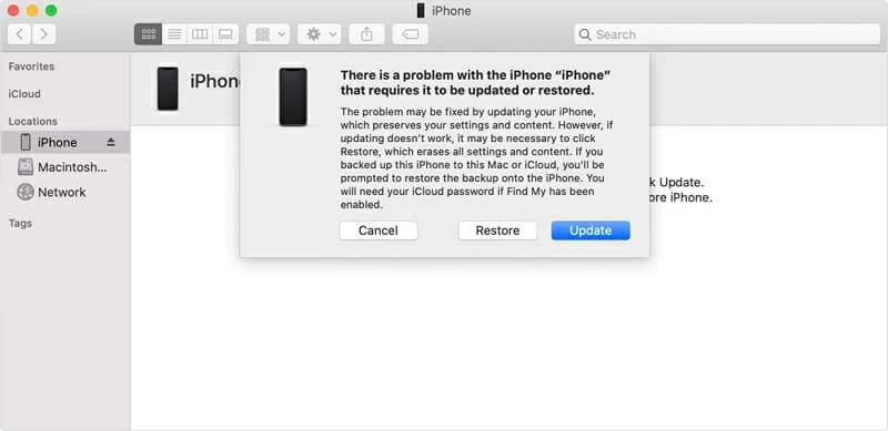 iPhoneは、更新後にiTunesロゴに詰まっています