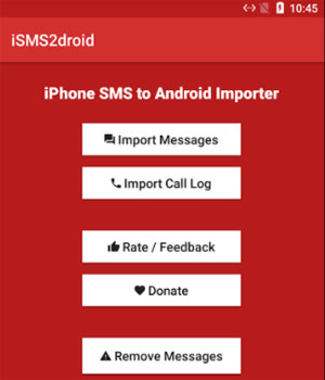 iPhoneテキストメッセージをAndroidに復元します