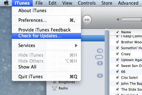MacでiTunesを更新します