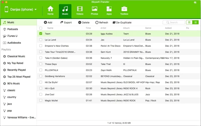 iPhone XS音楽コレクションをMacBook Proに追加します