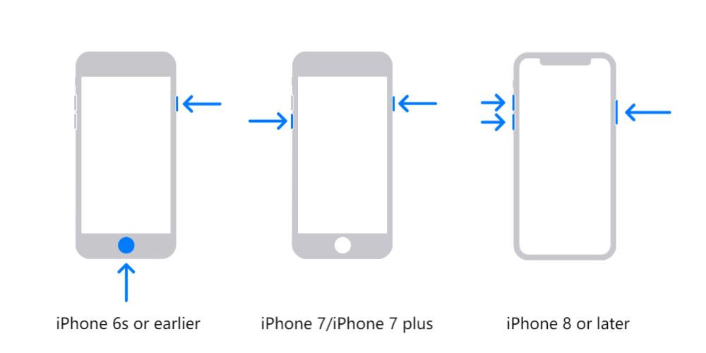 さまざまなiPhoneモデルのリカバリモードを入力します 