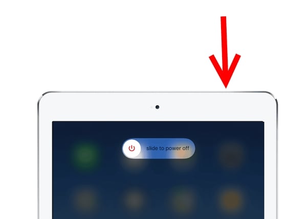 iPadから電源を入れます