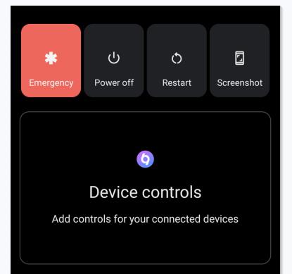 レアム電話の電源を入れます