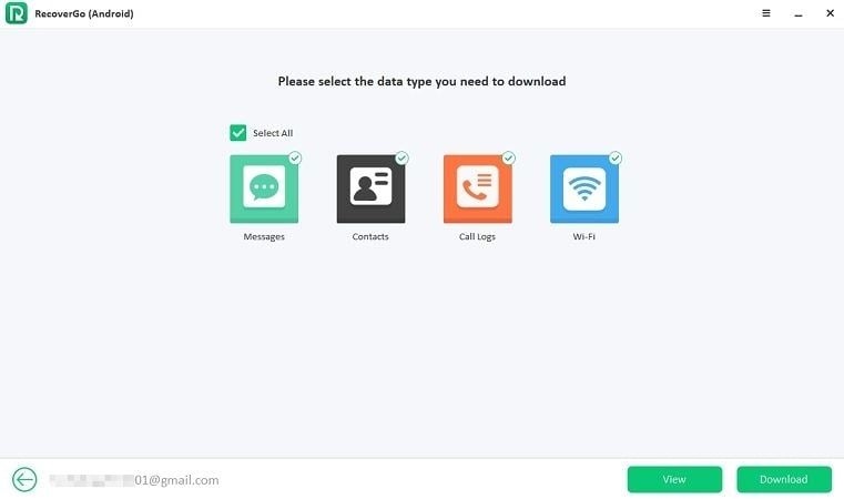 GoogleドライブからSMSを復元します
