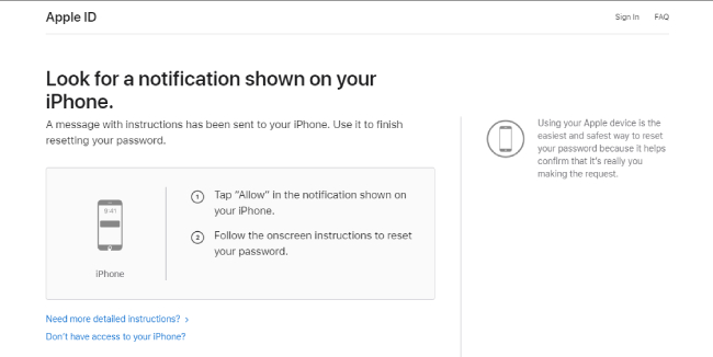 Apple ID Password iforgot.comをリセットします