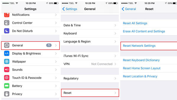 WiFiネットワークの条件を確認してください