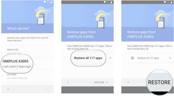 Googleバックアップを介してAndroidをリセットした後にデータを回復する方法