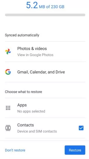 GoogleバックアップからAndroidで削除されたテキストメッセージを回復します