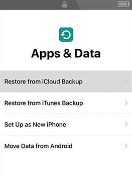 iCloudからiPodを復元します