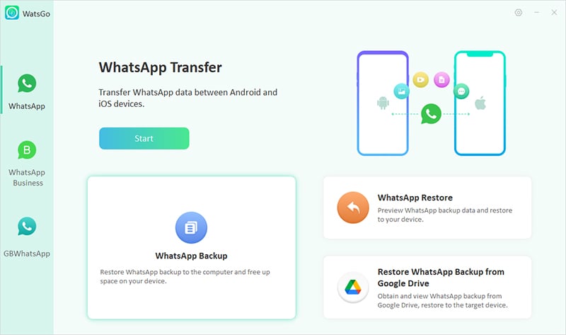 GBWHATSAPPバックアップ機能を見つけて使用します